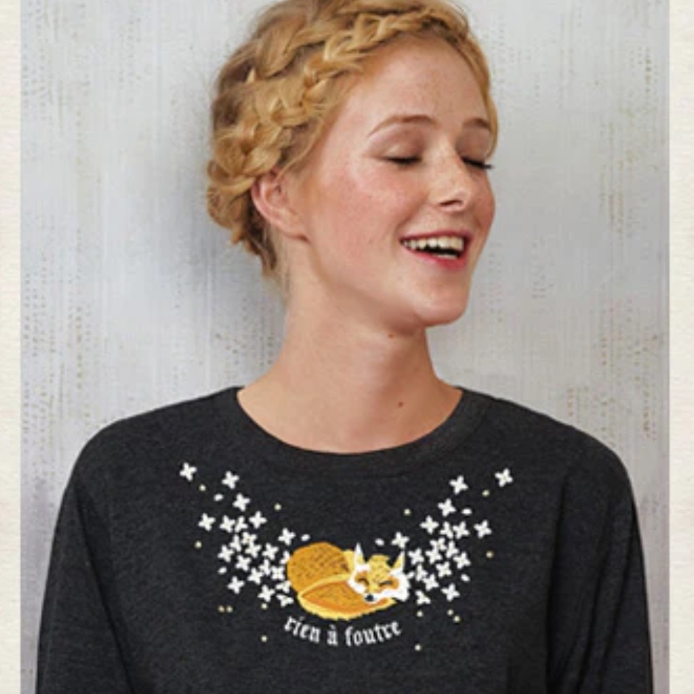 Lochers Paris | Fresh Out Of F’s Embroidered Sweater